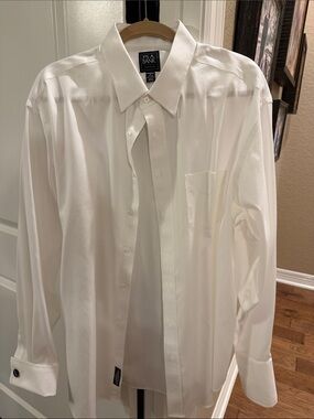 Jos. A. Bank White Men's Long-Sleeve Dress Shirt